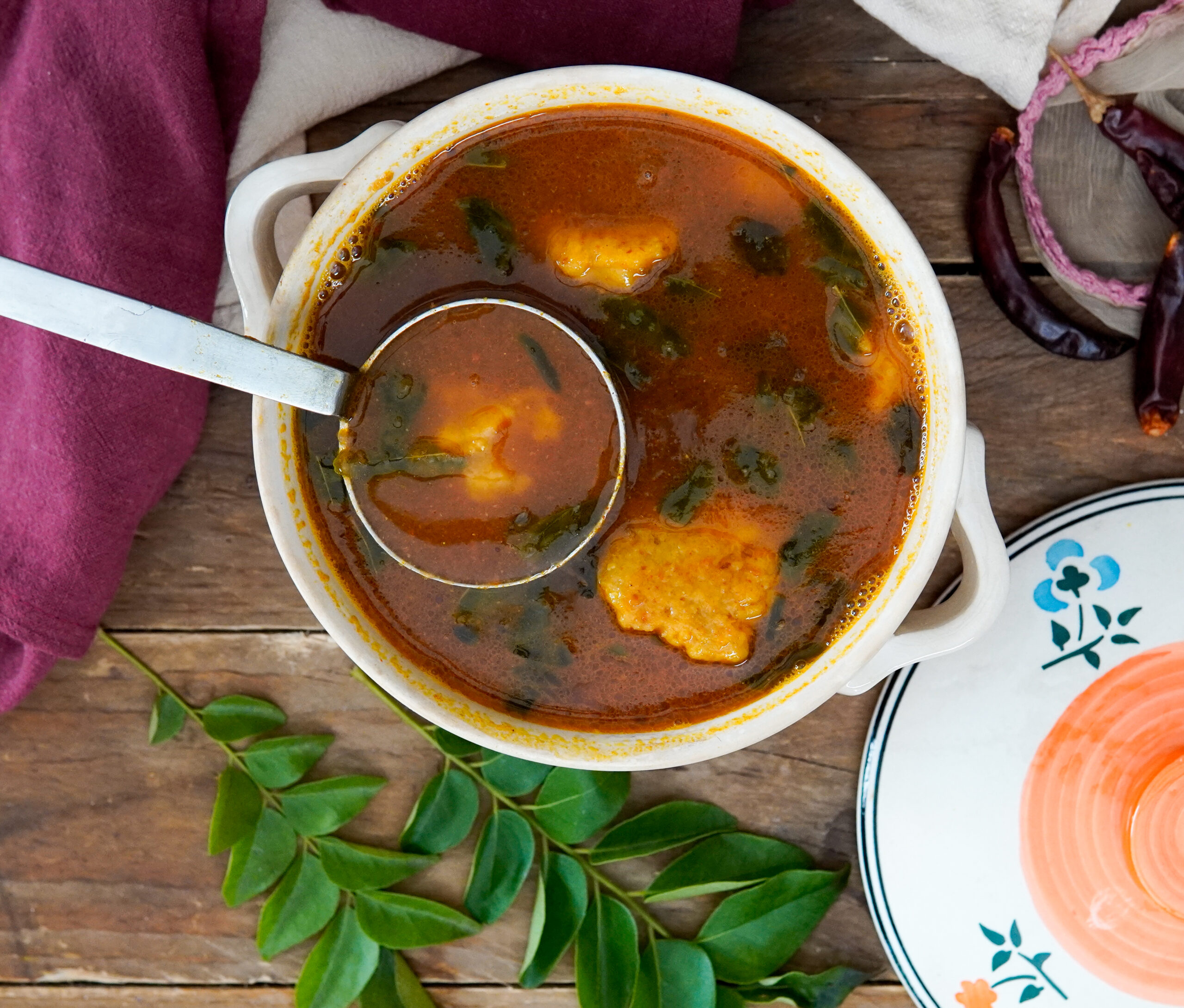 Paruppu Urundai Rasam Recipe – Dal Dumpling Rasam by Archana’s Kitchen