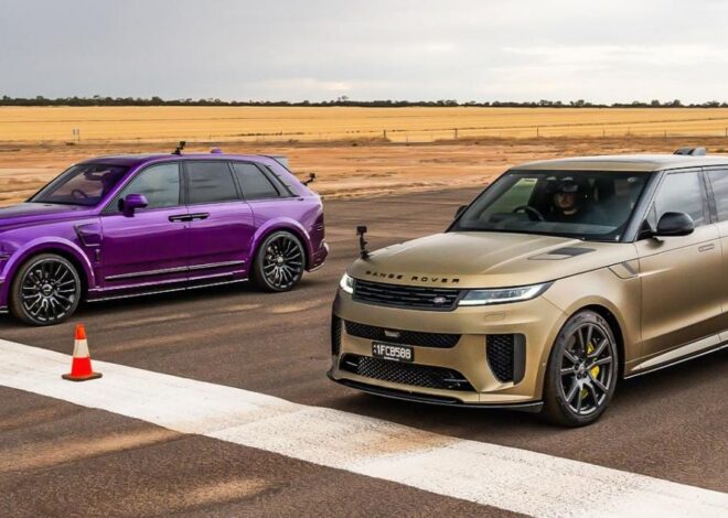 Range Rover Sport SV vs Rolls-Royce Cullinan drag race