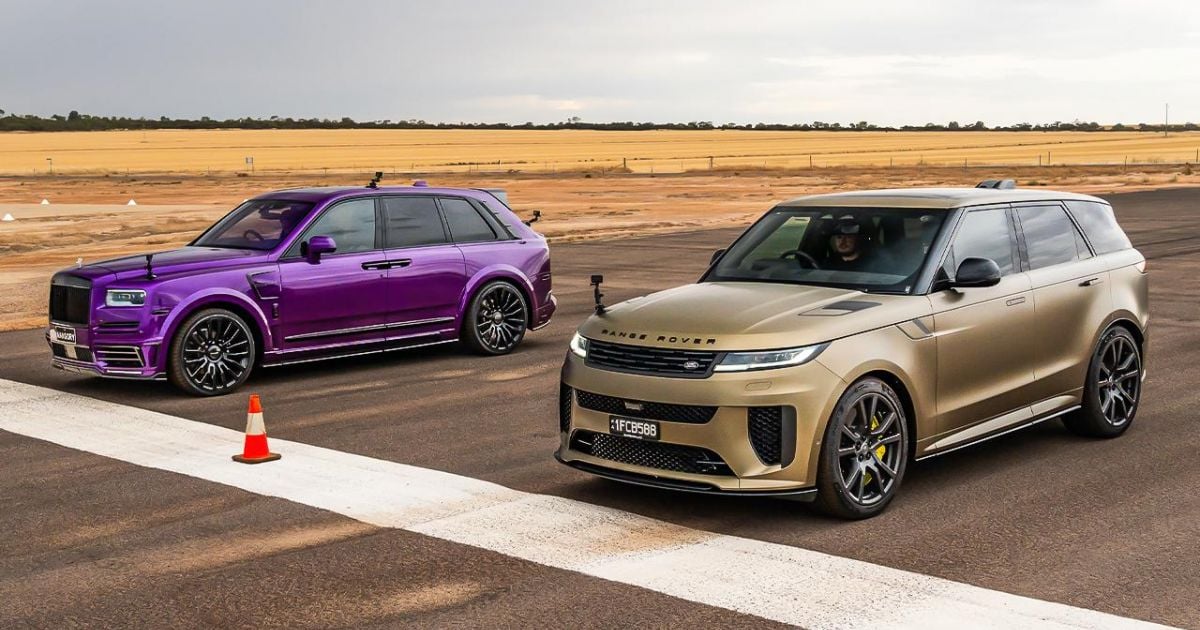 Range Rover Sport SV vs Rolls-Royce Cullinan drag race