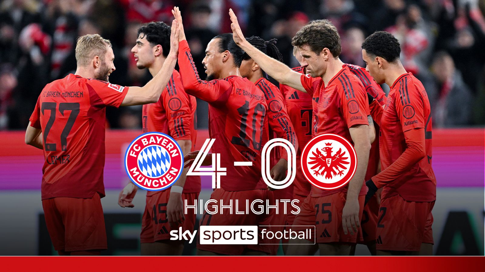 Musiala stars, Kane comes off bench as Bayern thrash Frankfurt