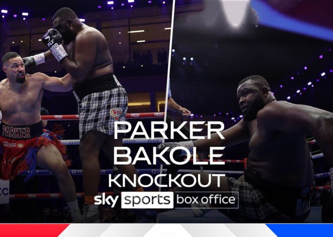 MASSIVE right hand! Parker demolishes Bakole in two rounds