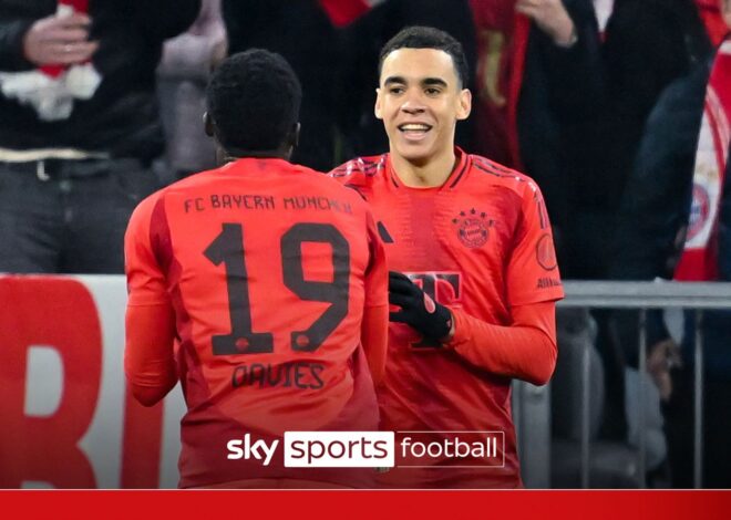 Musiala scores solo stunner as Bayern thrash Frankfurt